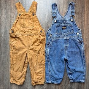 Toddler Overalls- Oshkosh & Carters 18m